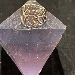 Sterling Silver Leaf Ring